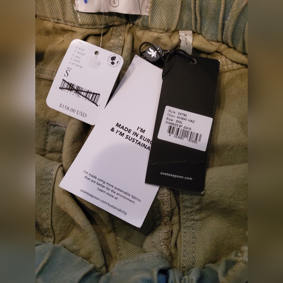 NWT One Teaspoon- Shabbies Low Waist Drawstring Boyfriend Denim Jeans - Picture 12 of 12